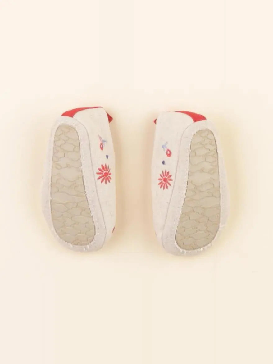 Zara - chaussons beige - pointure 17