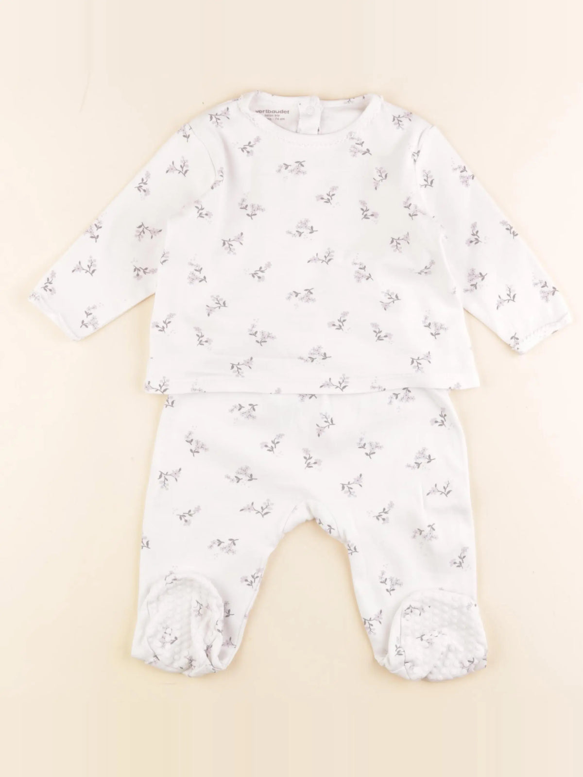 Vertbaudet - pyjama coton multicolore - 12 mois