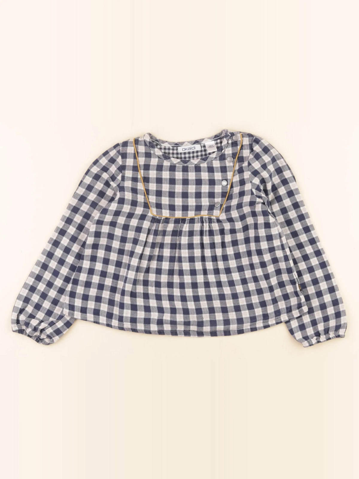 Okaidi - blouse bleu - 5 ans