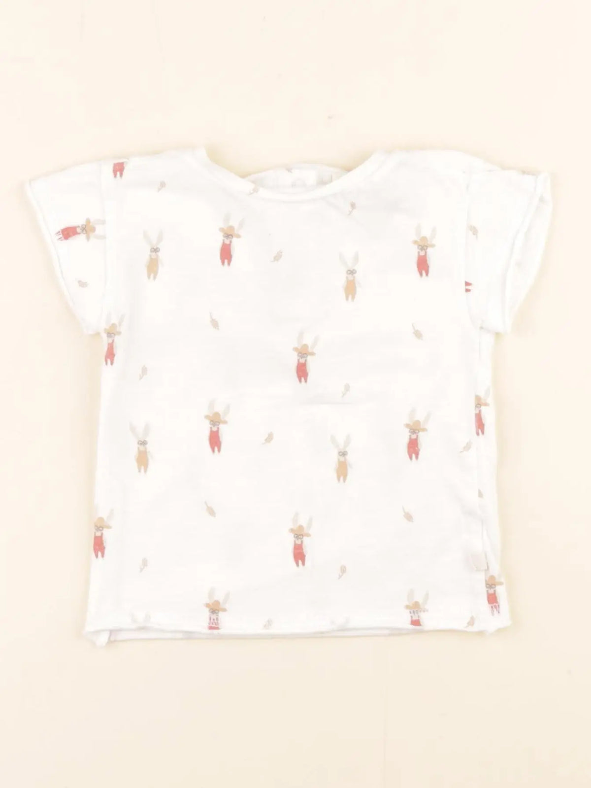 Les Petites Choses - tee-shirt beige - 6 mois