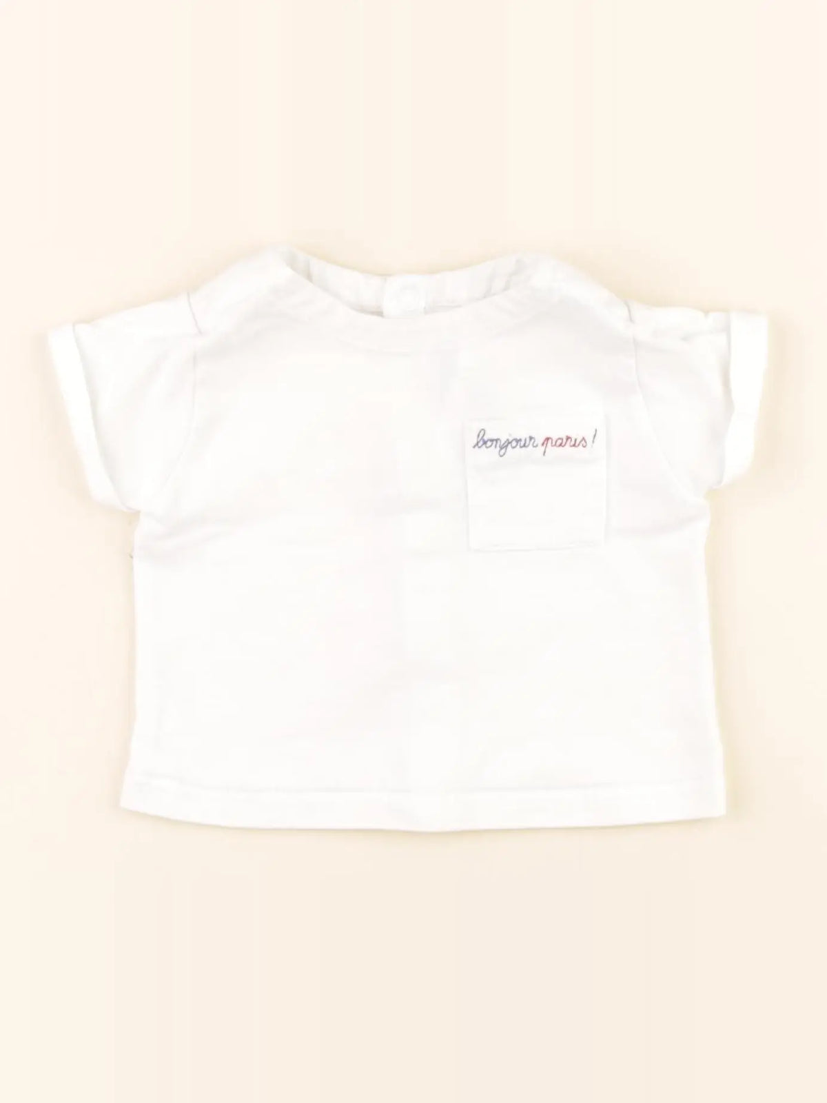 Jacadi - tee-shirt blanc - 6 mois