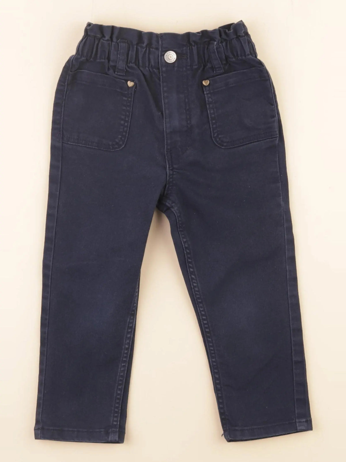 Vertbaudet - pantalon bleu - 3 ans