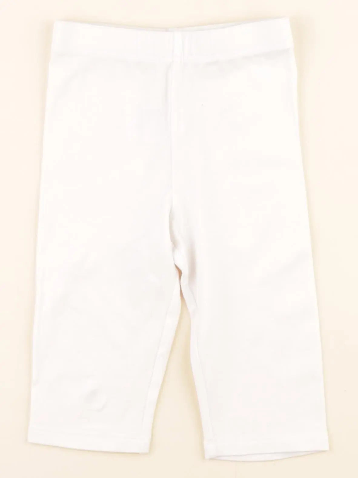 Vertbaudet - legging court blanc - 3 ans