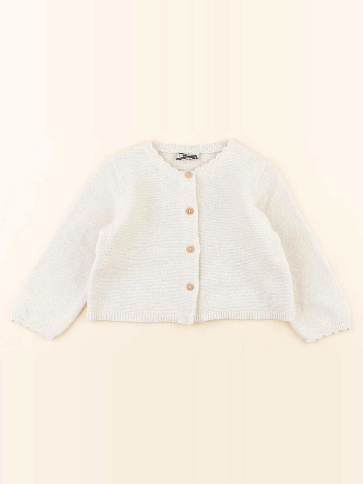 Tape à l'oeil - gilet beige, or - 18 mois