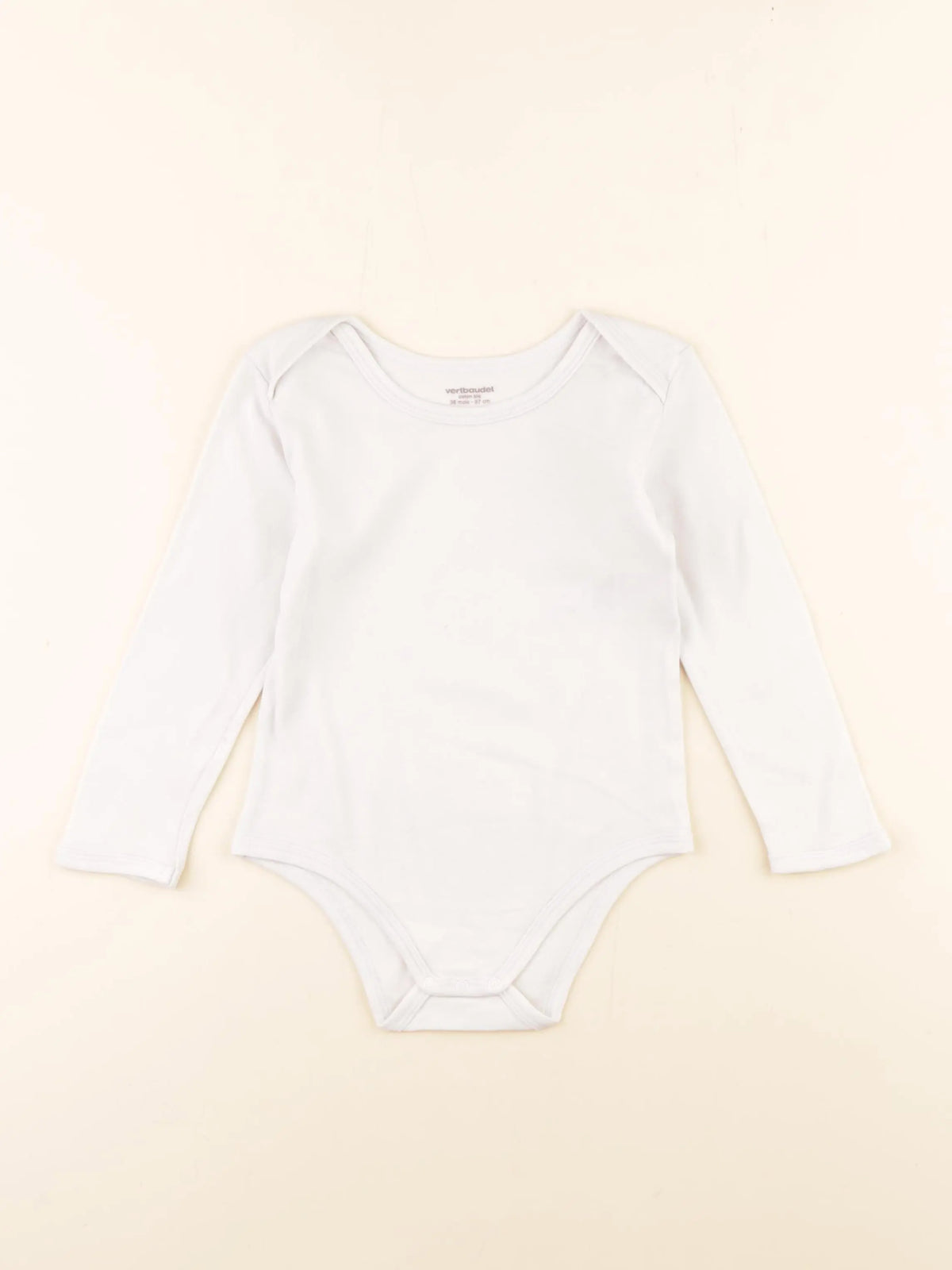 Vertbaudet - body blanc - 36 mois