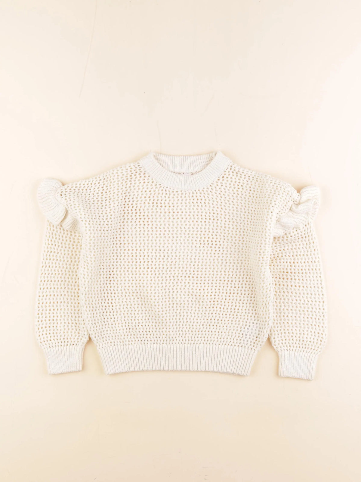 Vertbaudet - pull blanc - 5 ans
