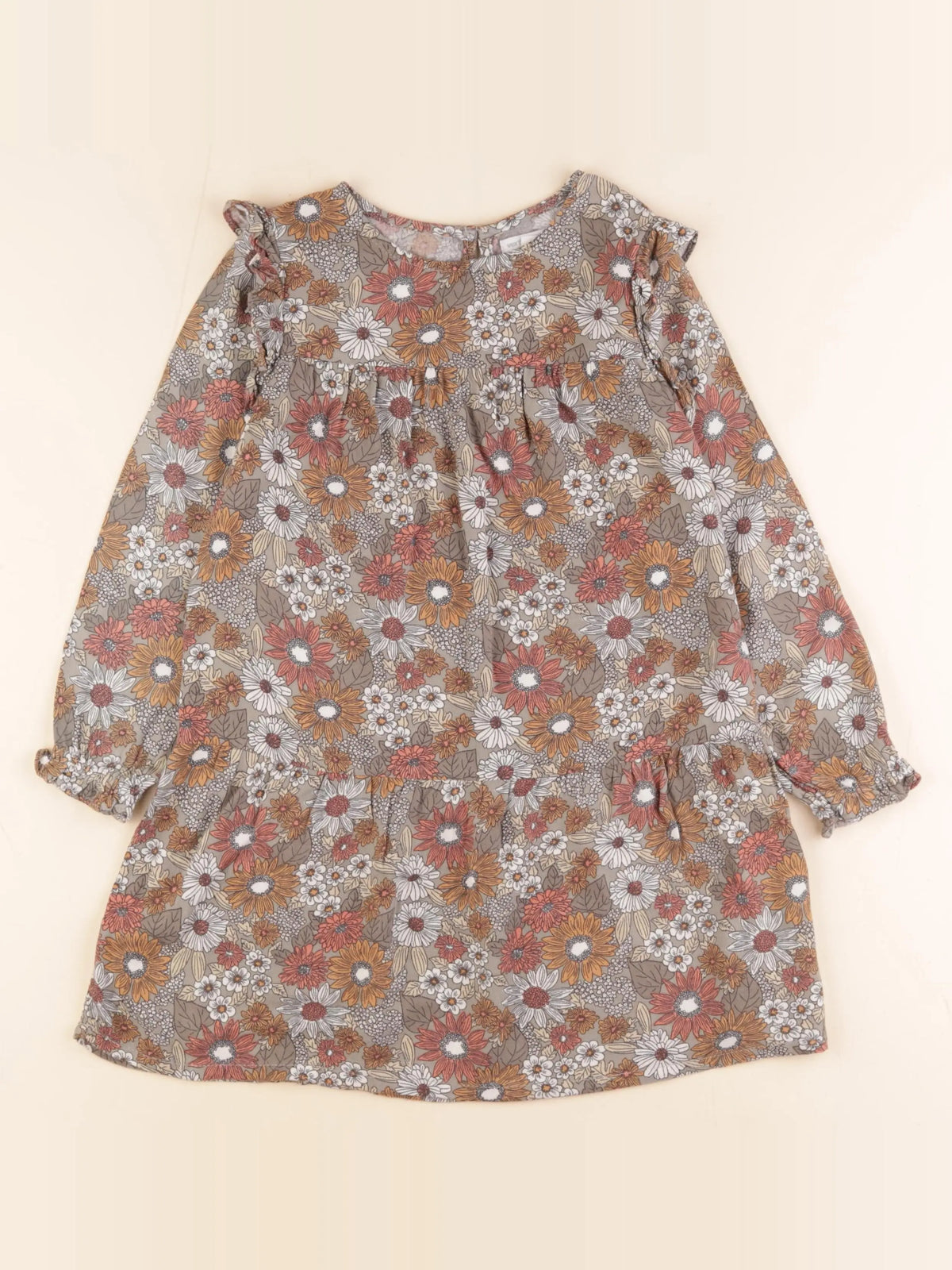 Vertbaudet - robe multicolore - 6 ans