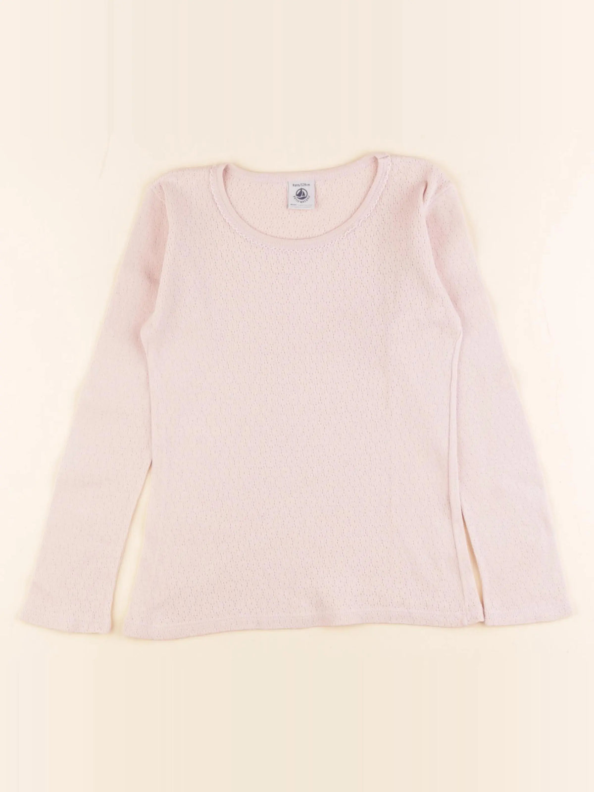 Petit Bateau - maillot de corps rose - 8 ans