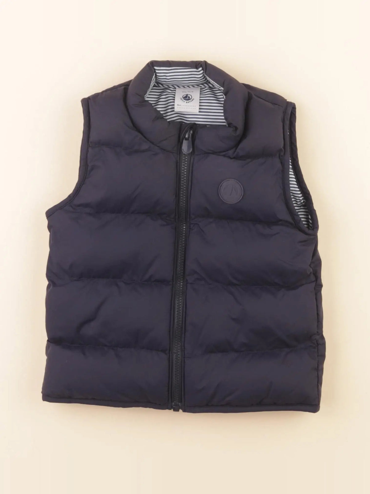 Petit Bateau - doudoune bleu - 12 mois