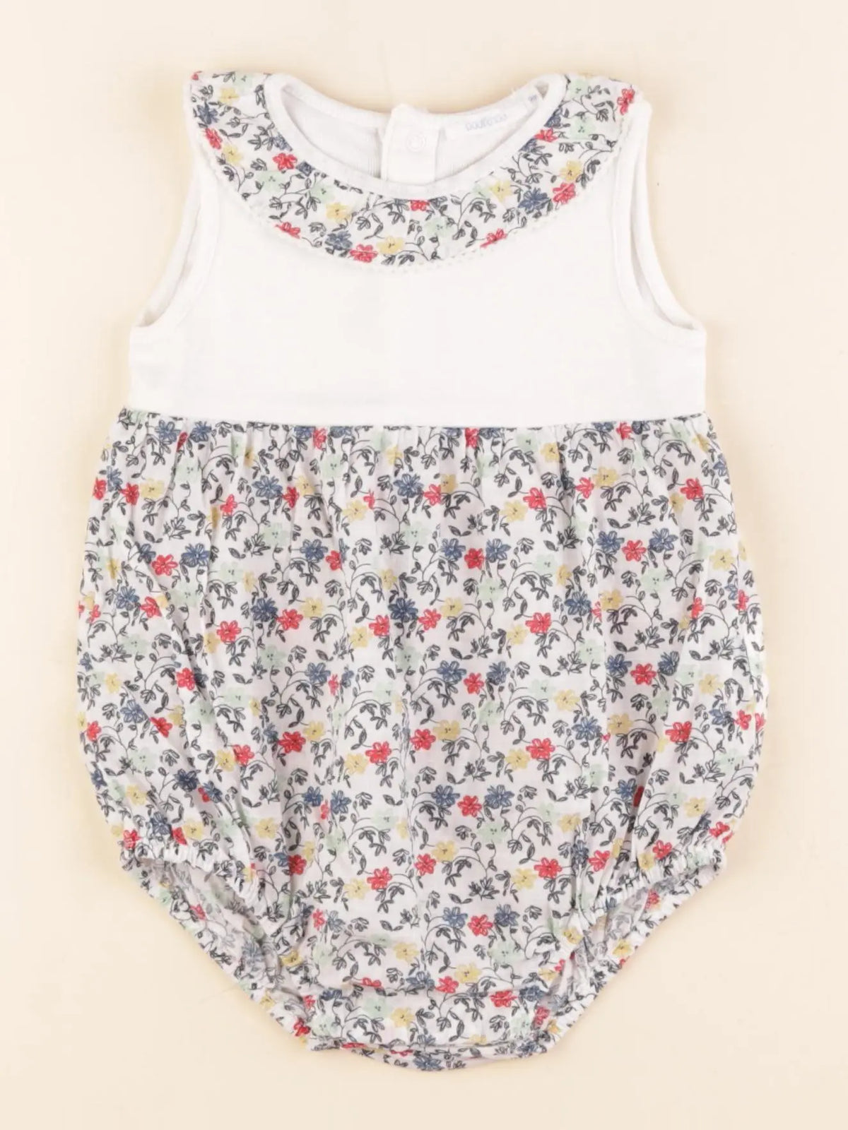 Boutchou - combinaison multicolore - 9 mois