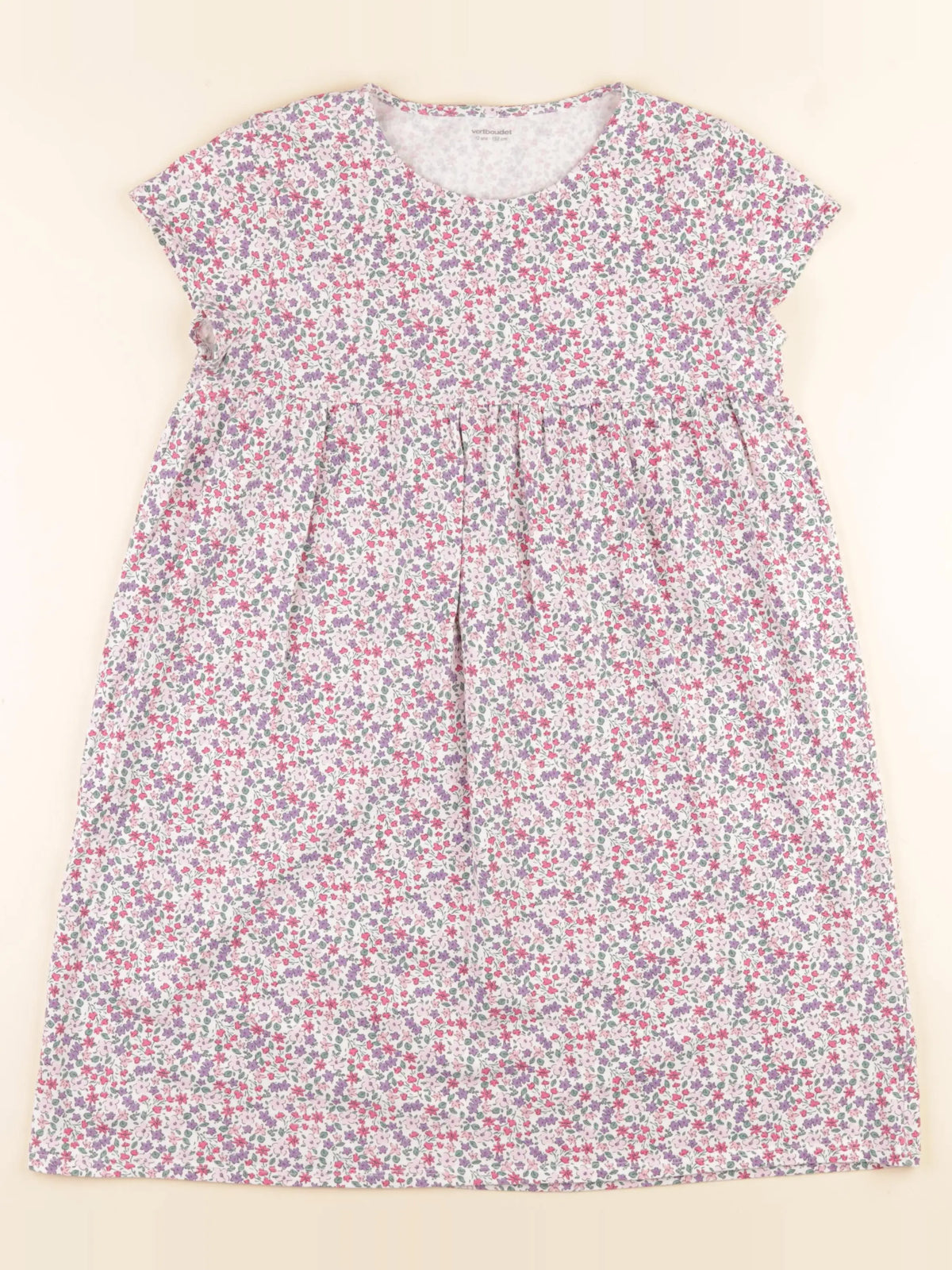 Vertbaudet - robe multicolore - 12 ans