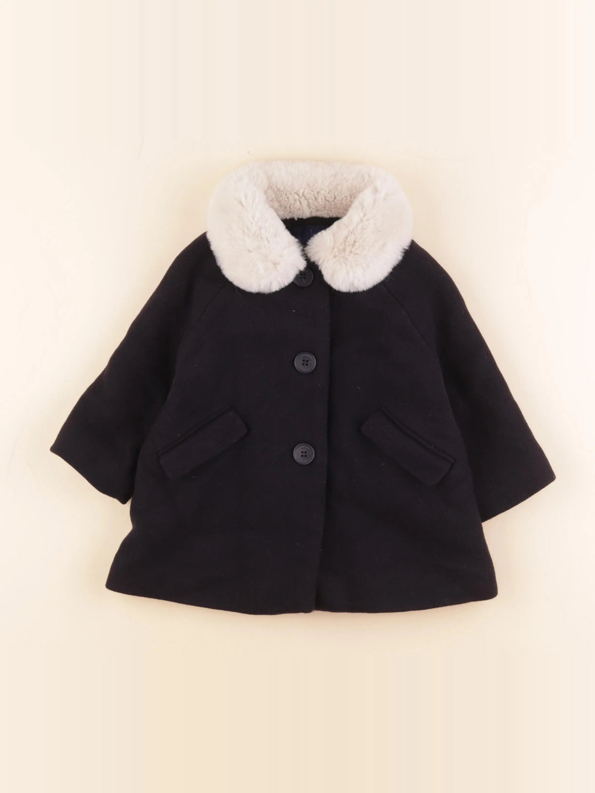 Jacadi - manteau bleu - 18 mois