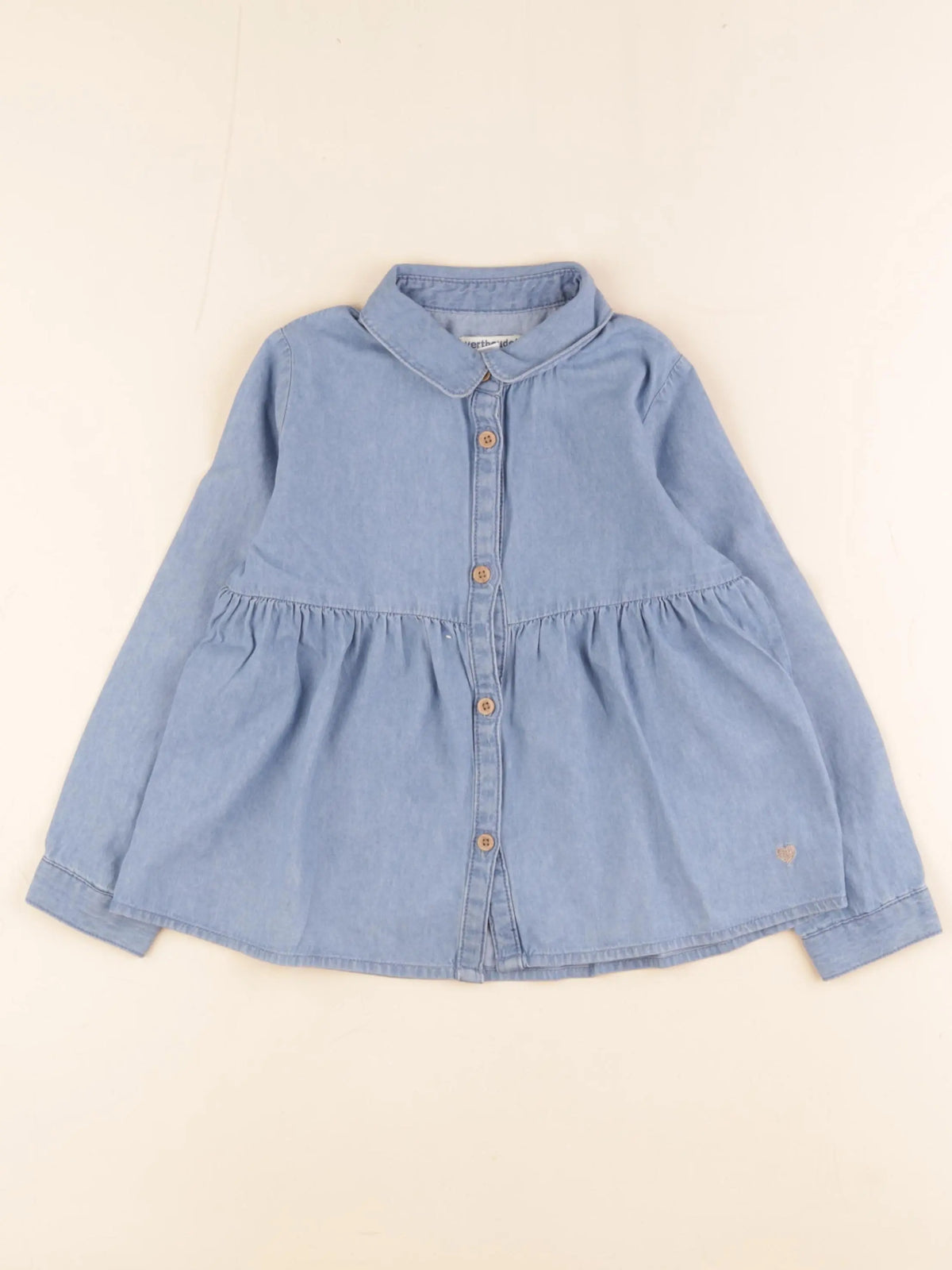 Vertbaudet - blouse bleu - 5 ans