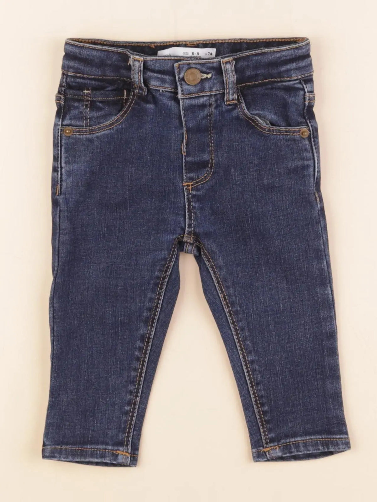 Zara - jean bleu - 6/9 mois