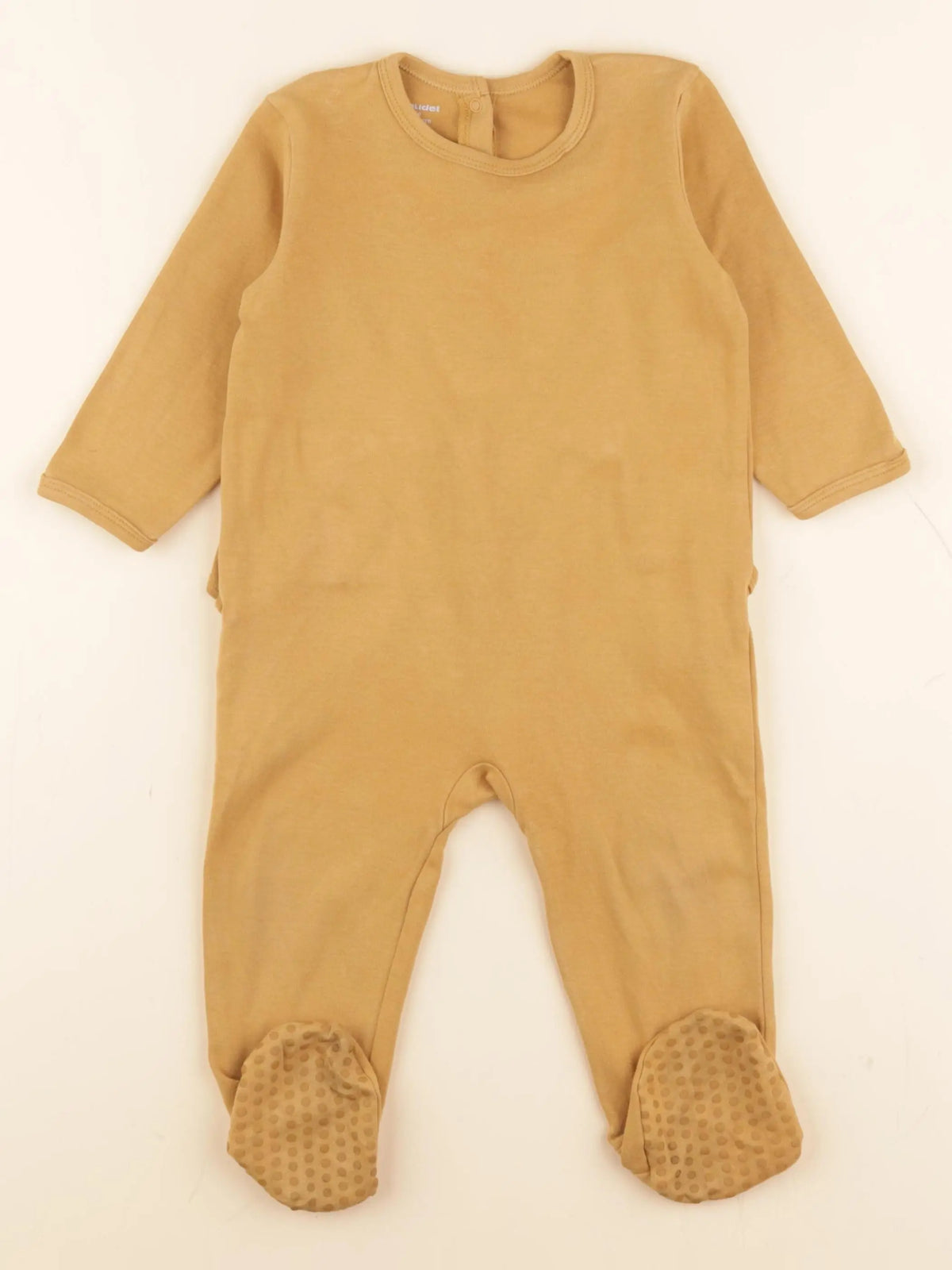 Vertbaudet - pyjama coton jaune - 18 mois
