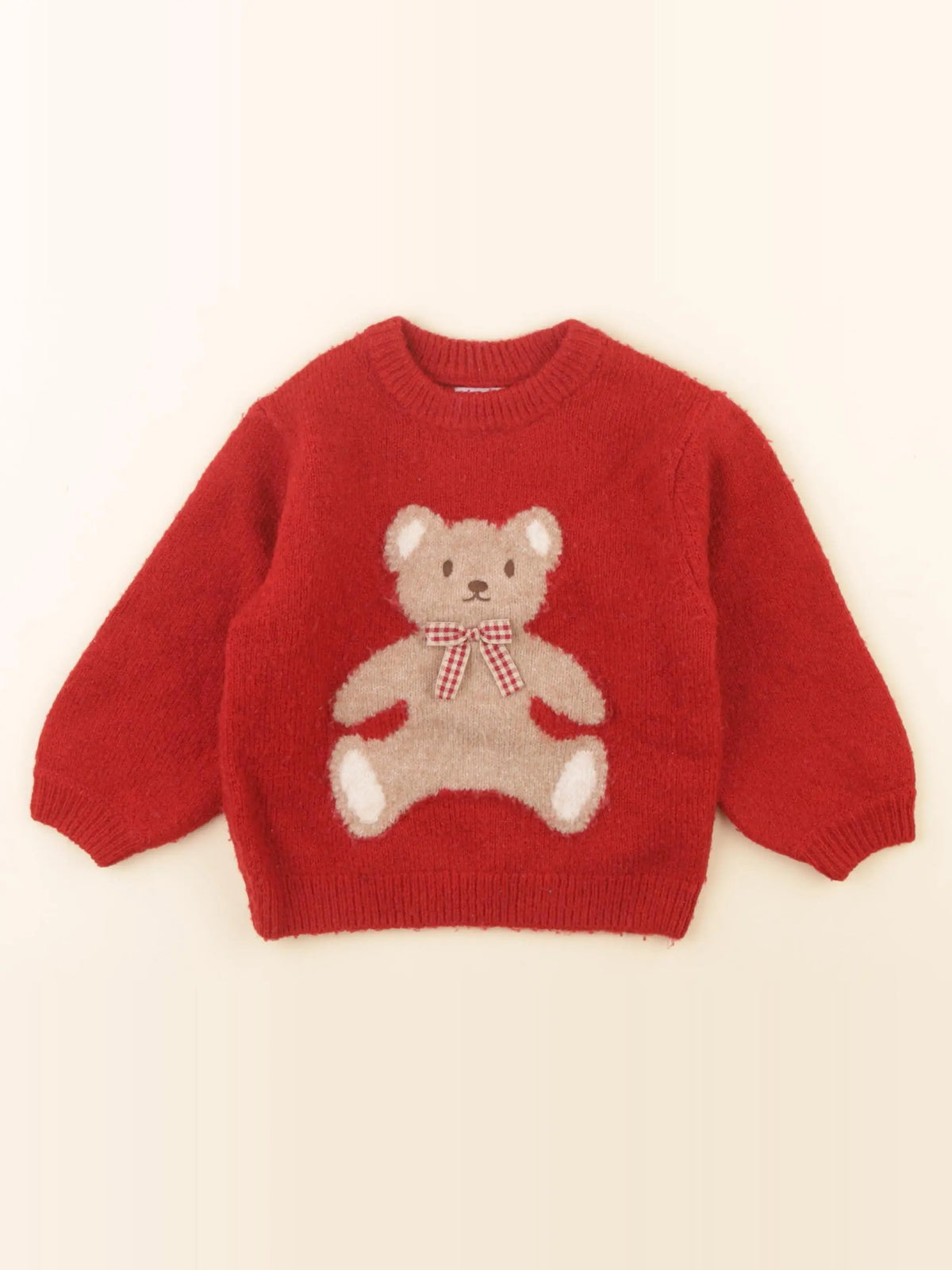 Zara - pull rouge - 18 mois