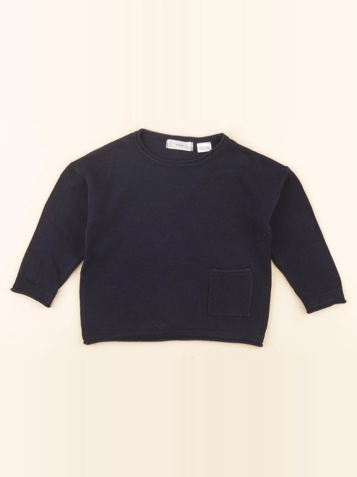 Mango - pull bleu - 9/12 mois