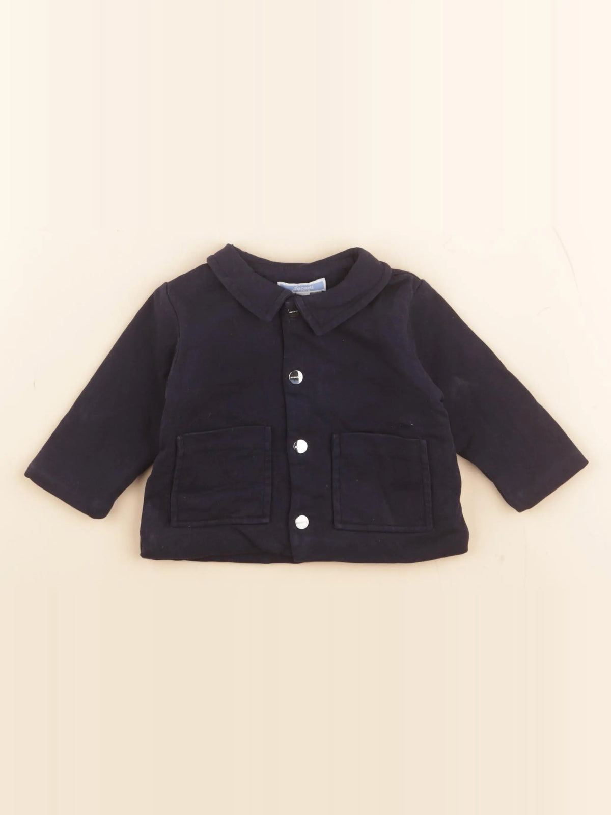 Jacadi - gilet bleu - 6 mois