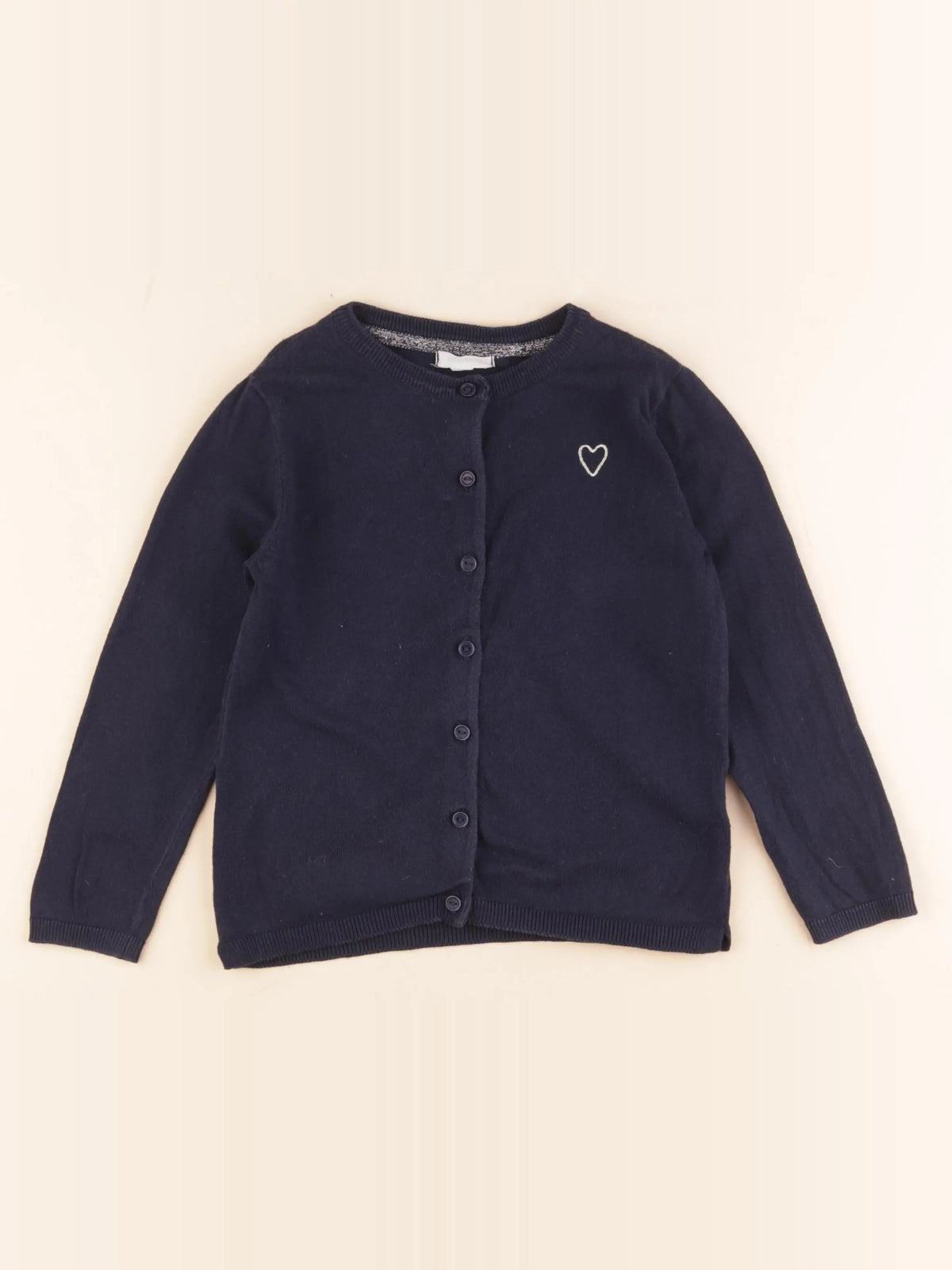 Vertbaudet - gilet bleu - 6 ans