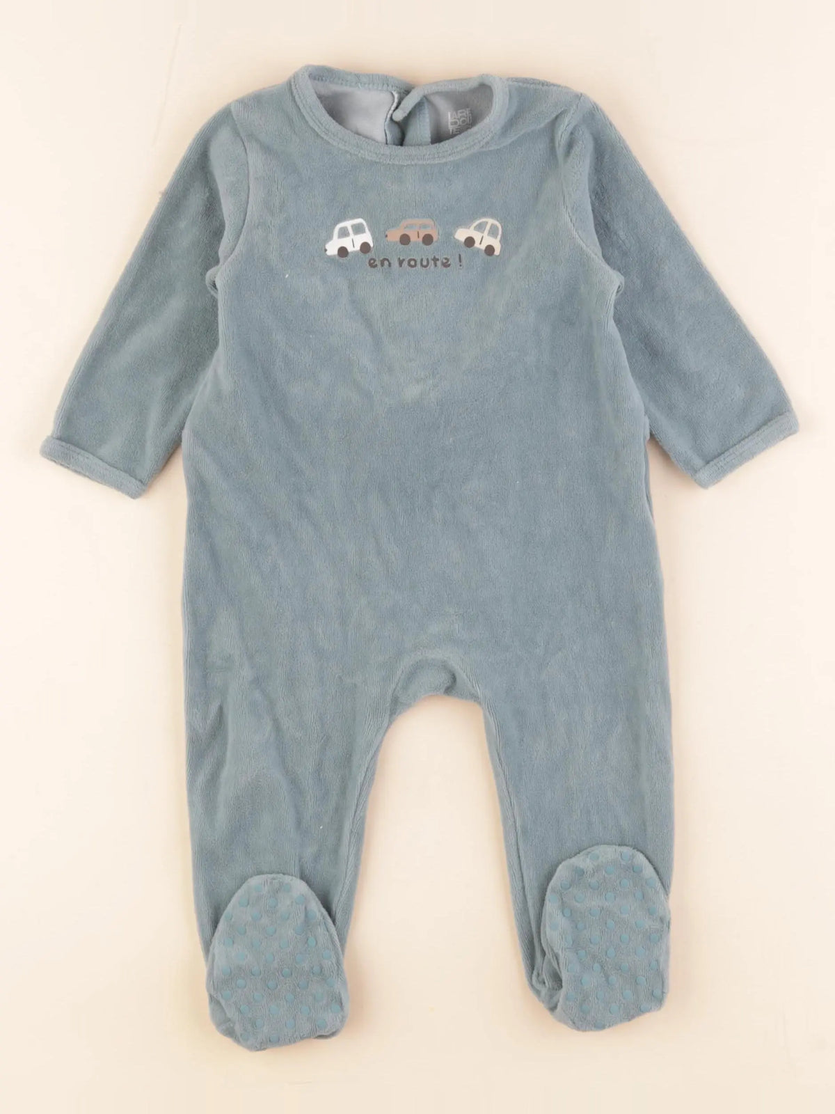 La Redoute - pyjama velours vert - 12 mois
