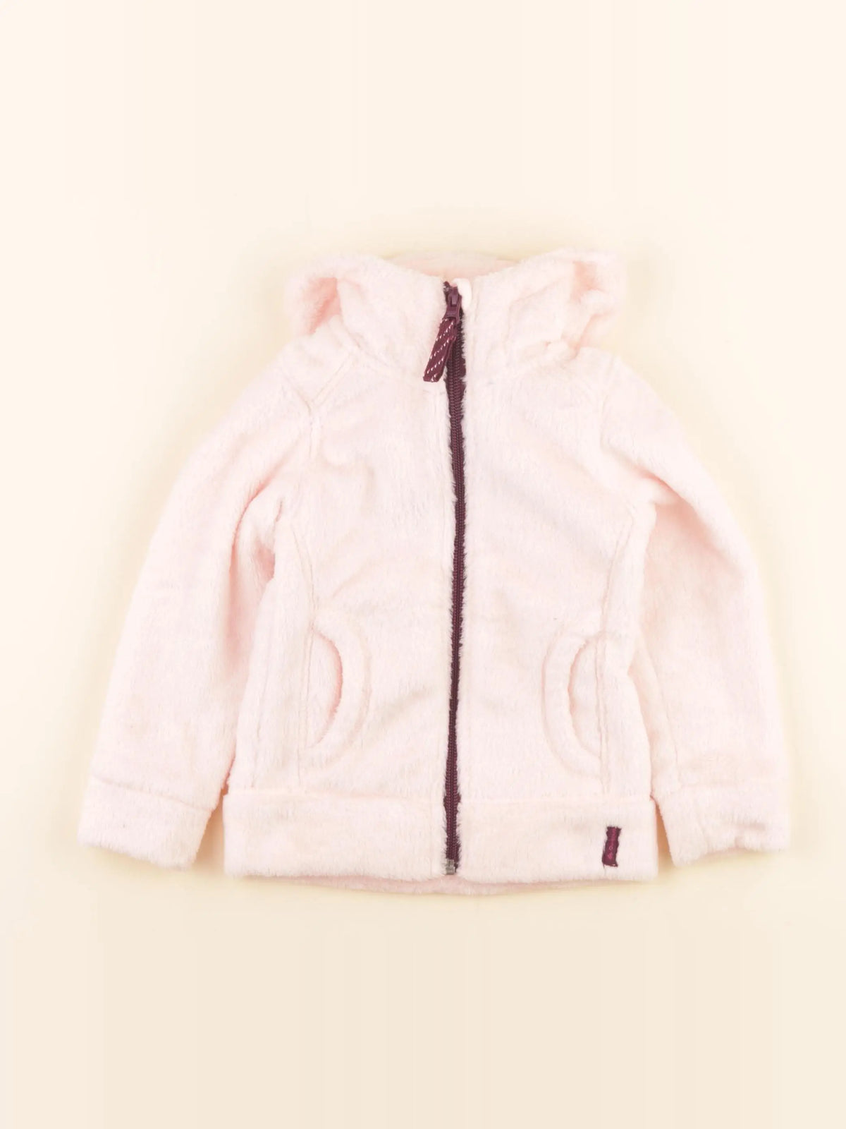 Decathlon ski - polaire rose - 3 ans