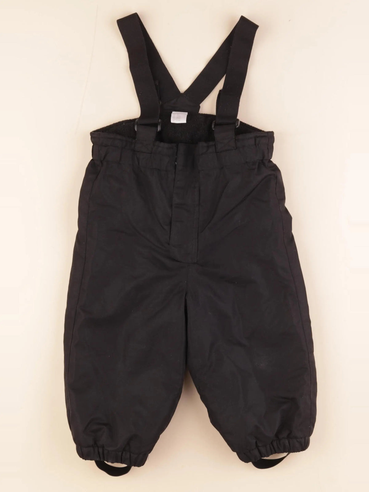 H&M - pantalon de ski noir - 9/12 mois