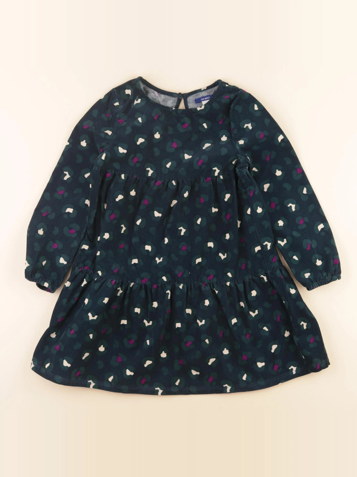 Okaidi - robe vert - 8 ans
