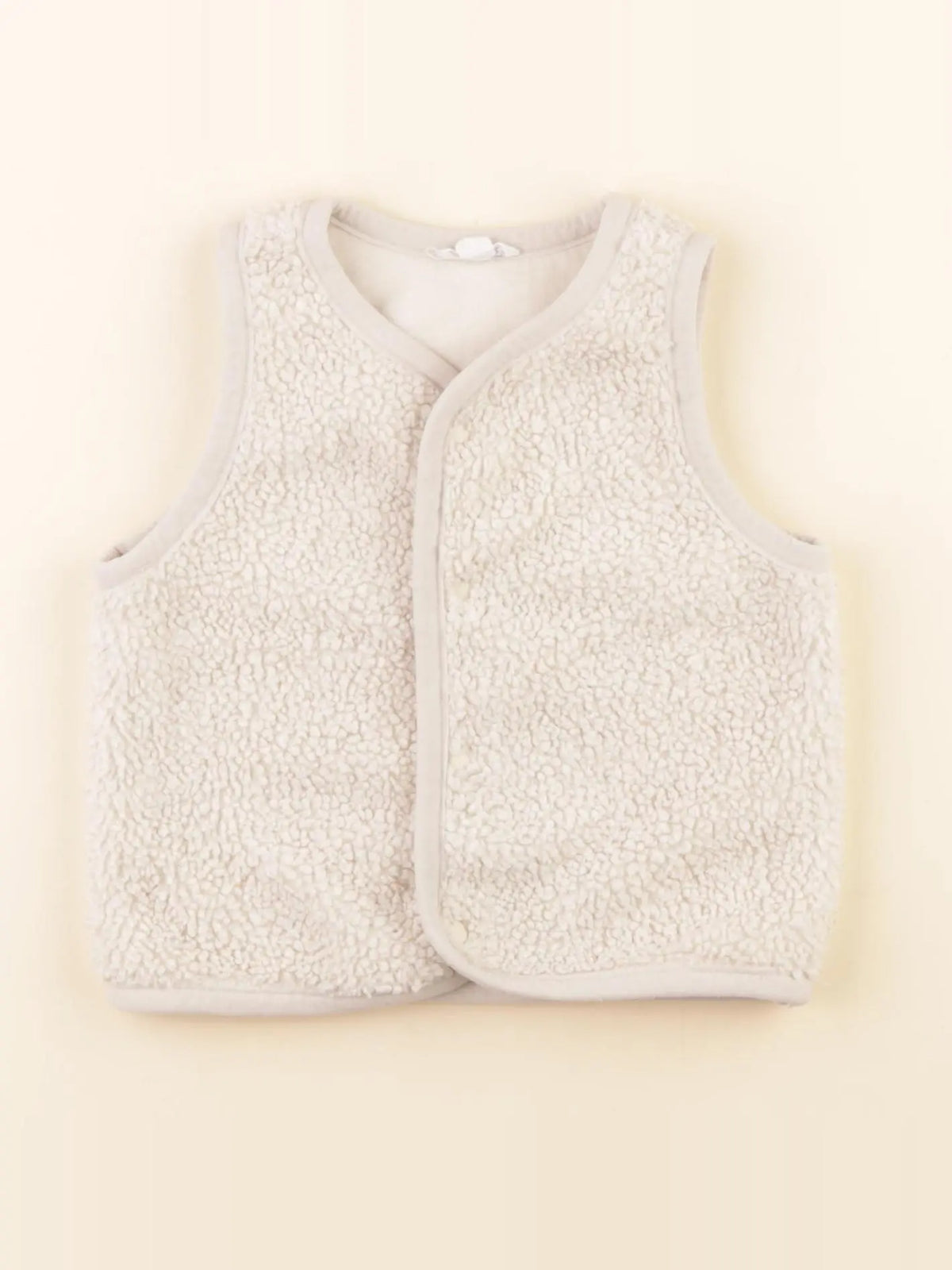 Vertbaudet - gilet blanc - 12 mois