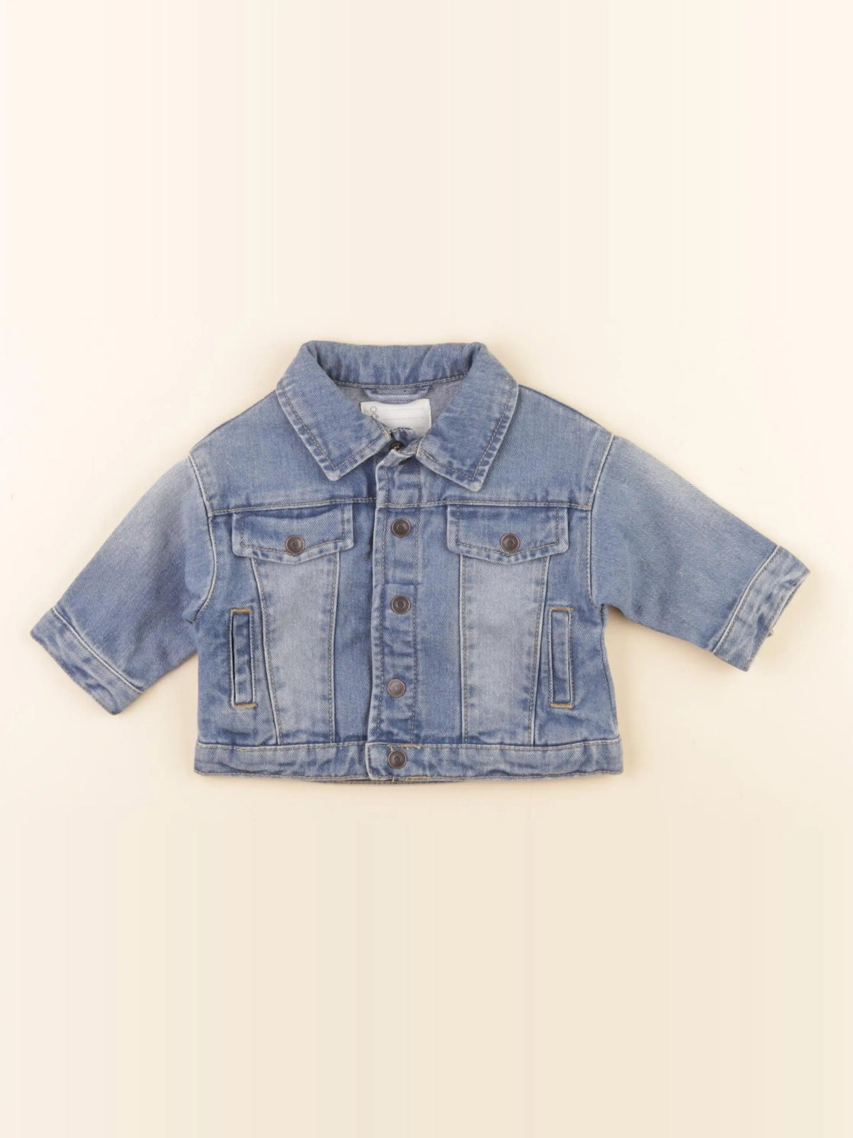 Vertbaudet - veste bleu - 3 mois