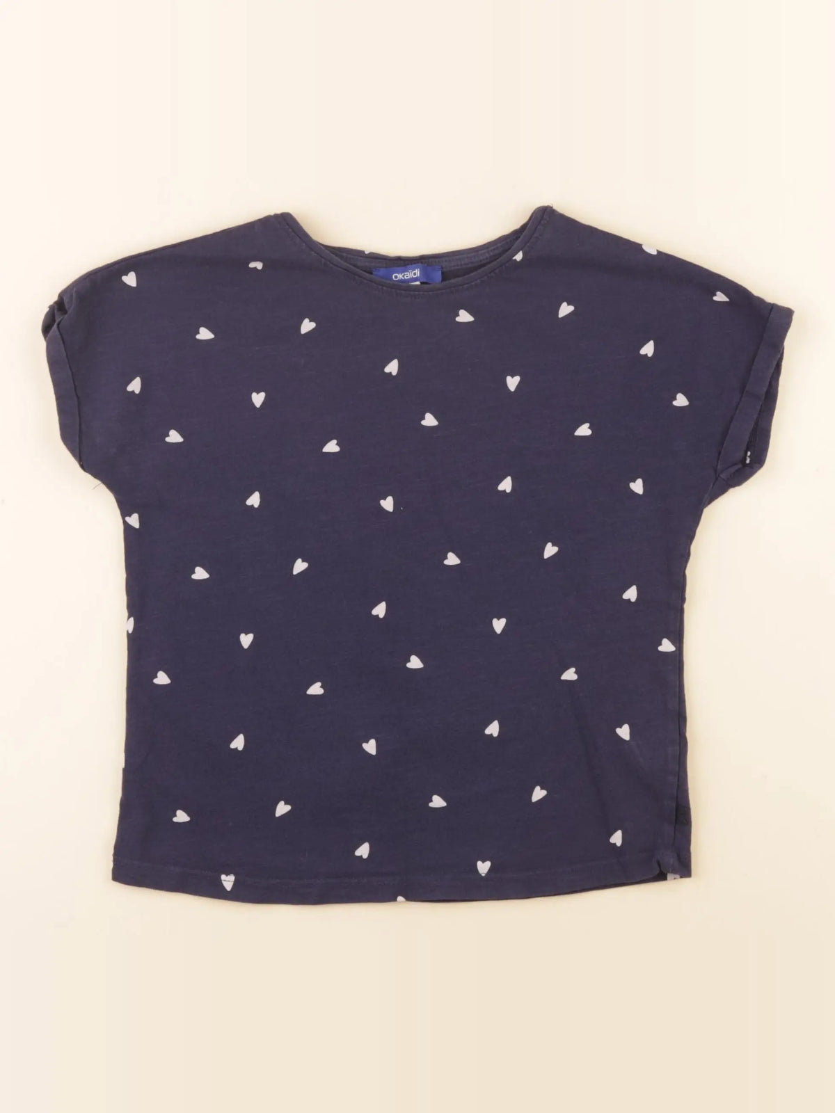 Okaidi - tee-shirt bleu - 8 ans