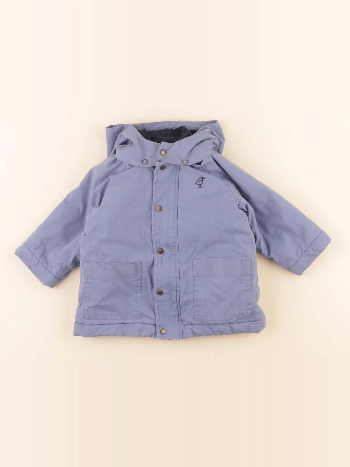 Cyrillus - parka bleu - 12 mois