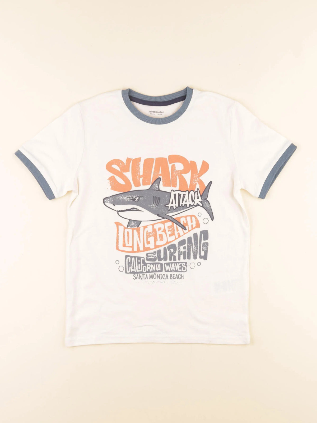 Vertbaudet - tee-shirt multicolore - 10 ans