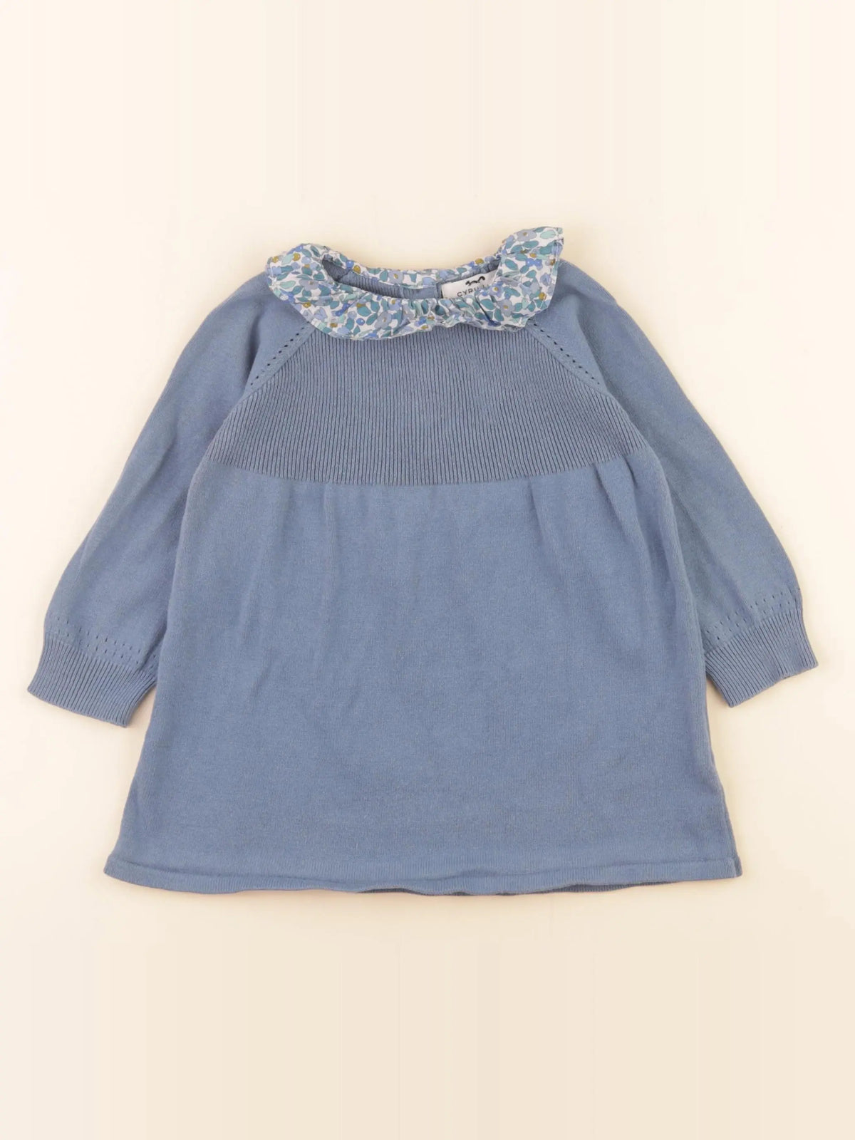 Cyrillus - robe bleu - 18 mois