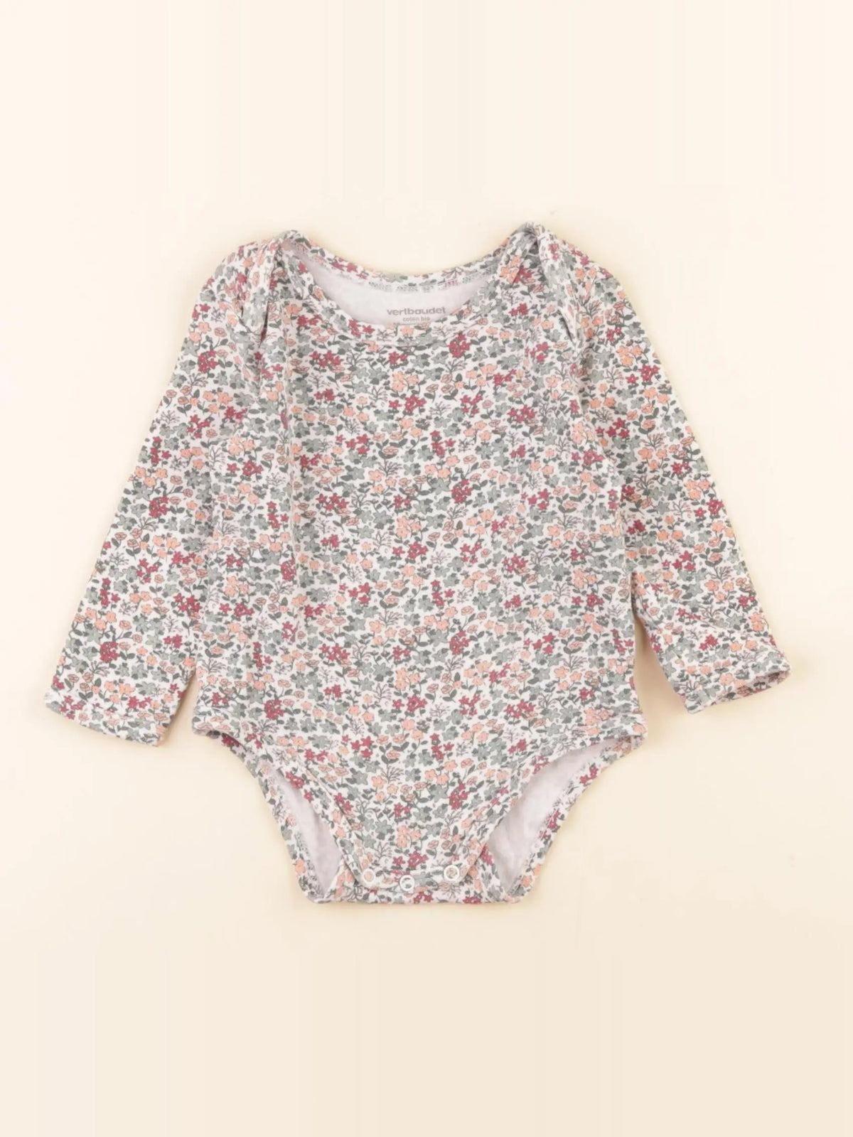 Vertbaudet - body multicolore - 12 mois