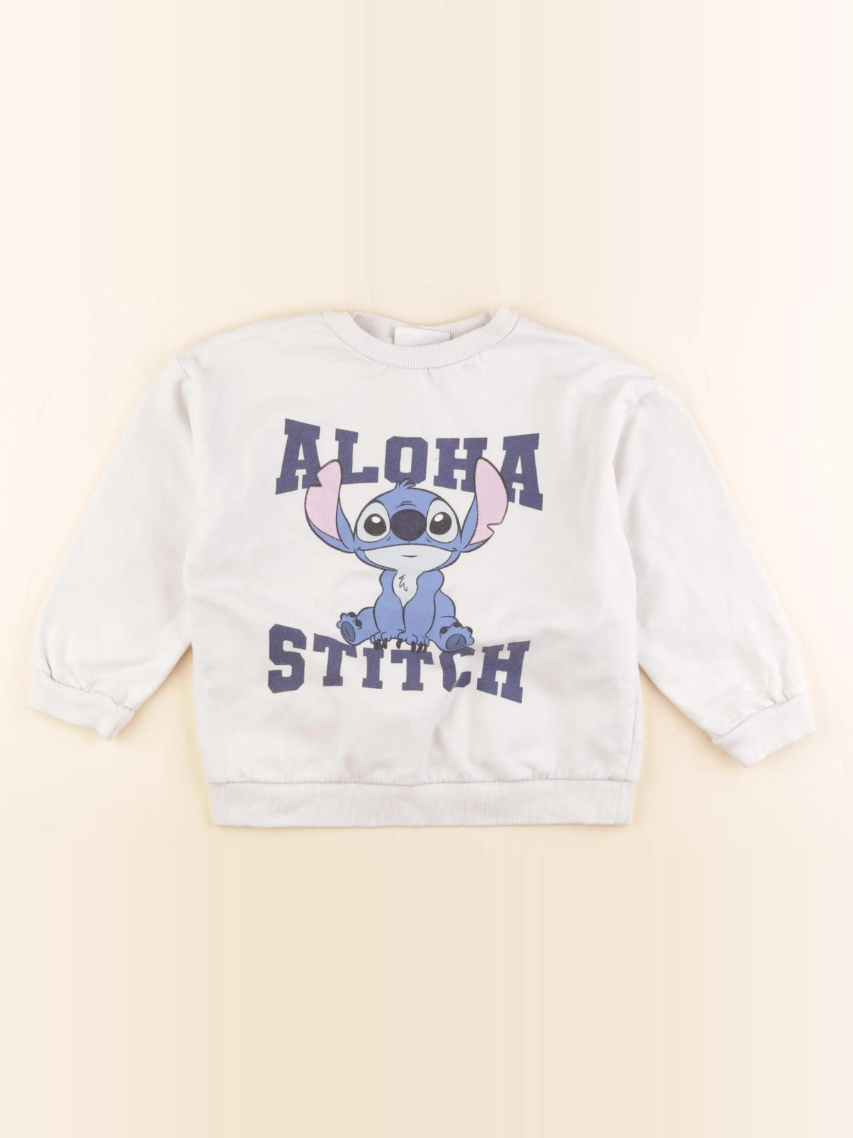 Vertbaudet - sweat blanc - 8 ans