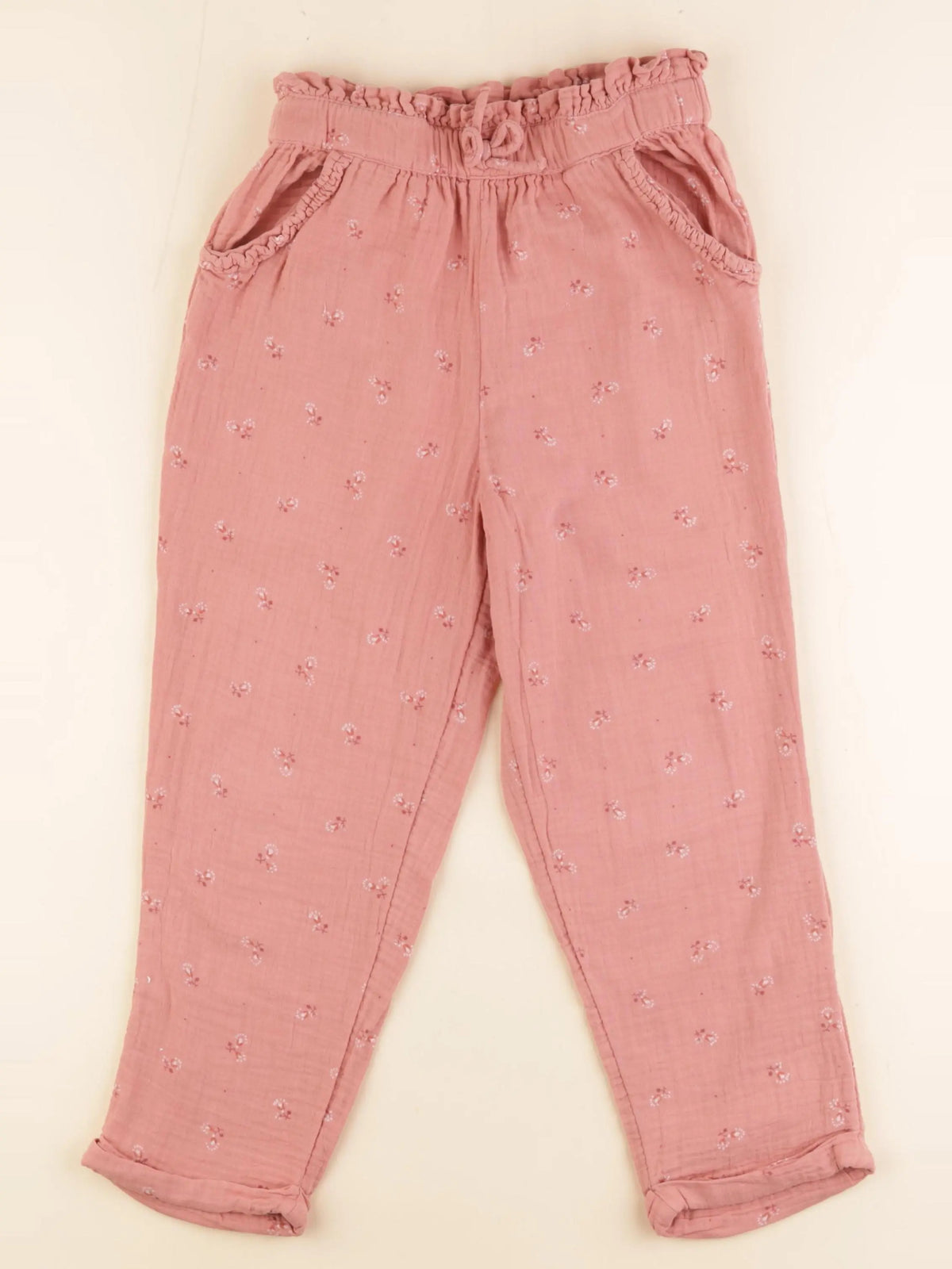 Vertbaudet - pantalon rose - 9 ans