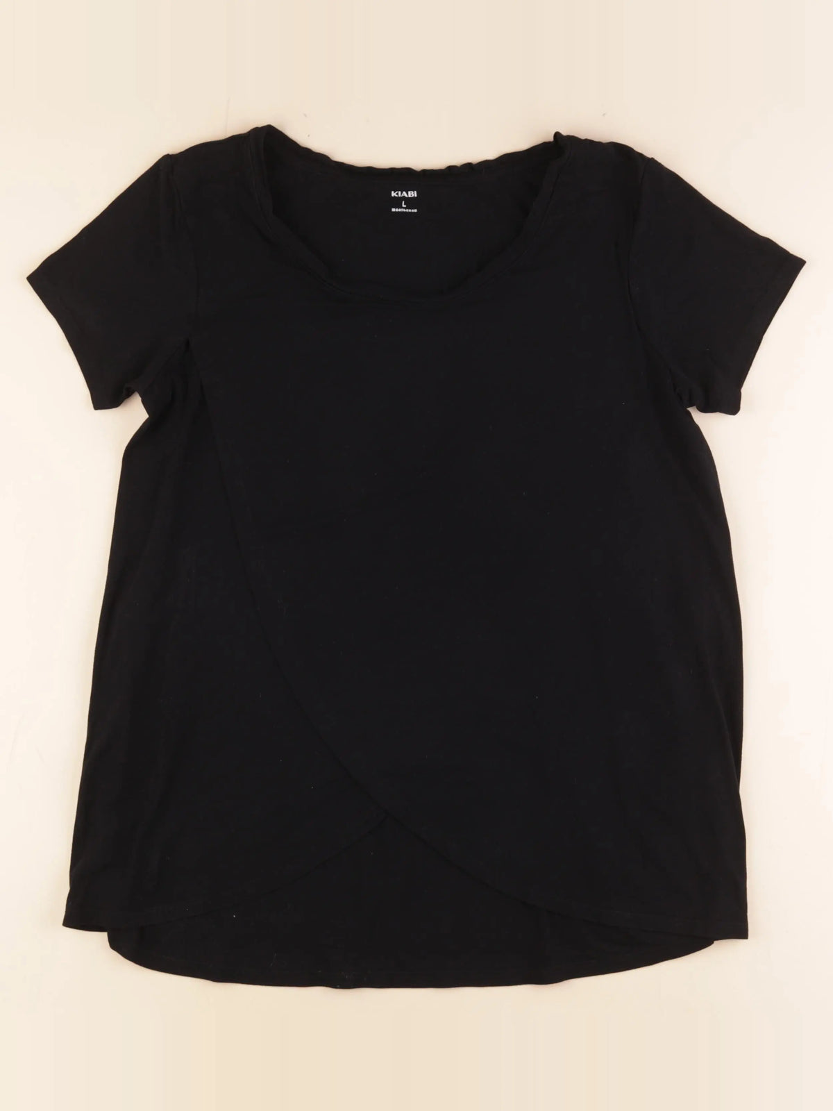 Kiabi - tee-shirt grossesse, allaitement noir - L