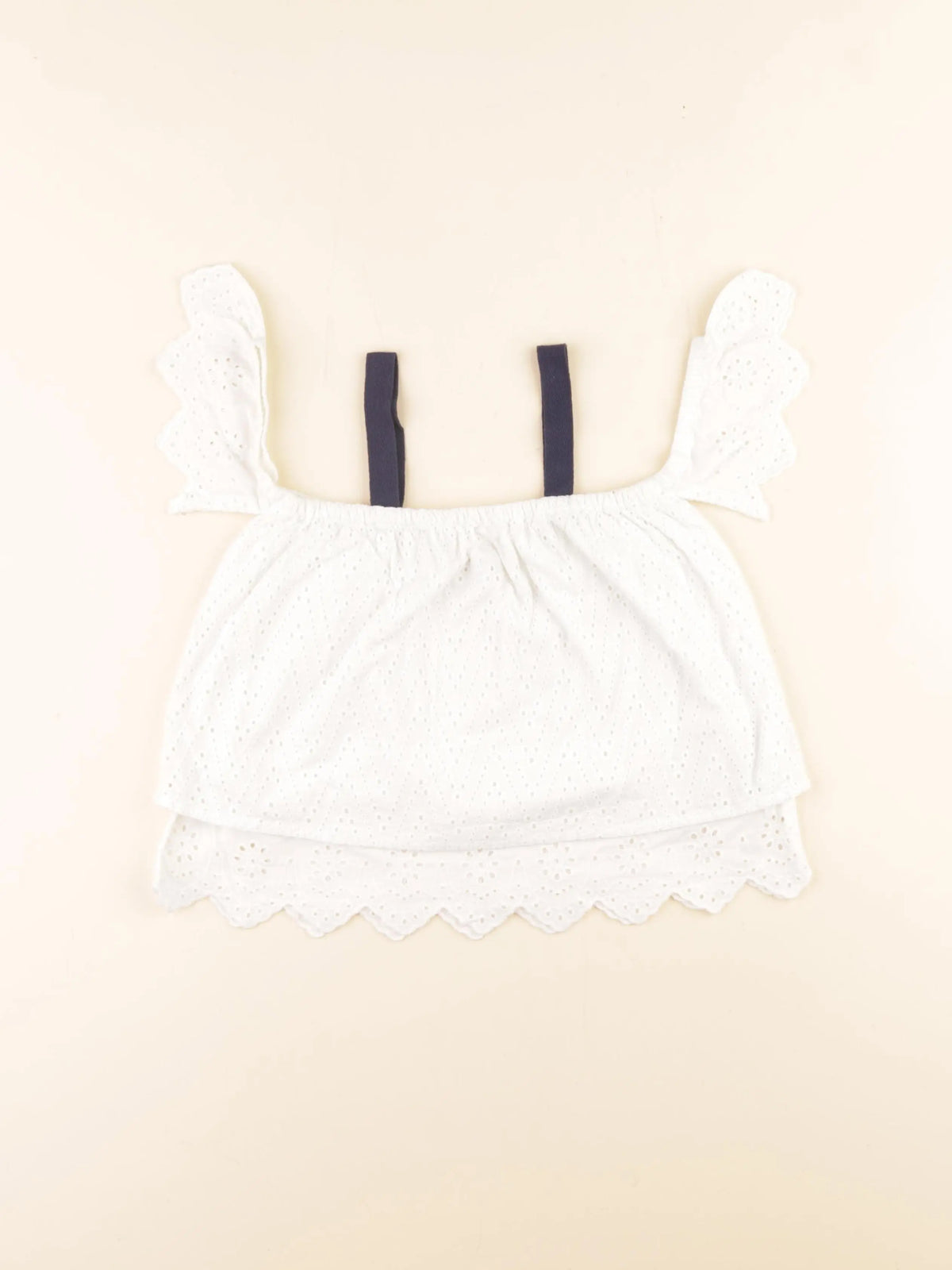 Zara - blouse beige - 7 ans