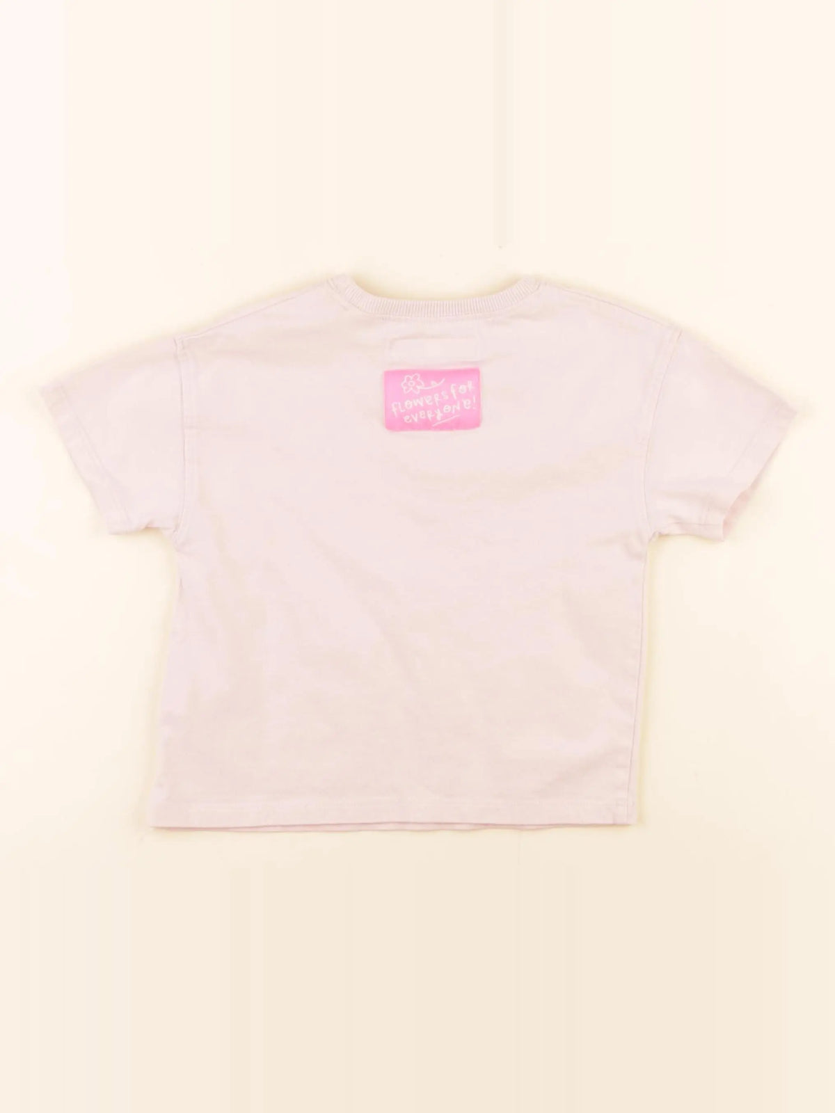 Zara - tee-shirt imprimé au dos rose - 2 ans