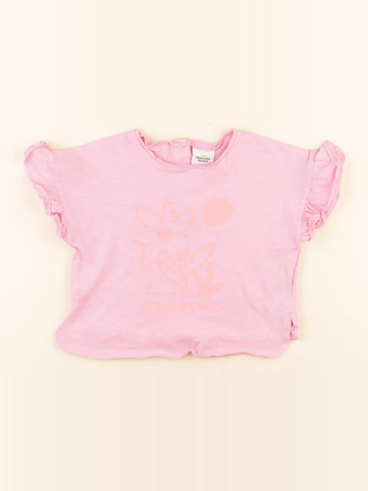 Tape à l'oeil - tee-shirt rose - 36 mois