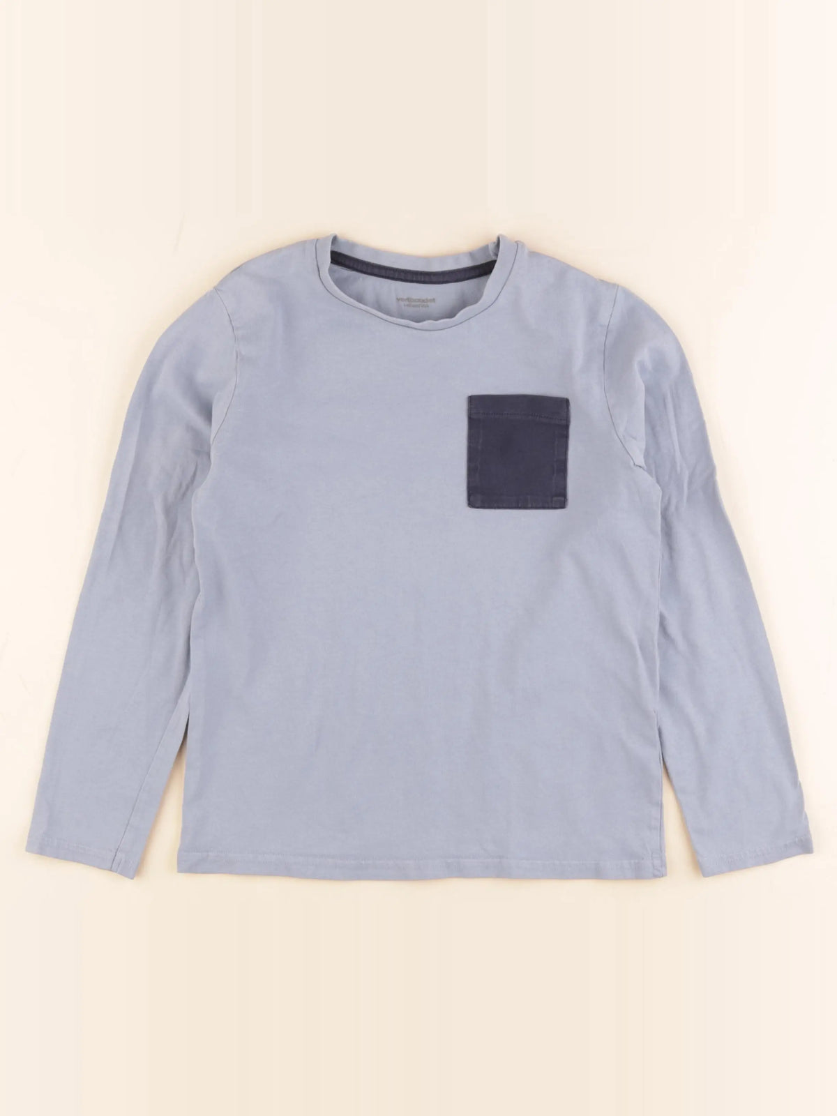 Vertbaudet - tee-shirt bleu - 10 ans