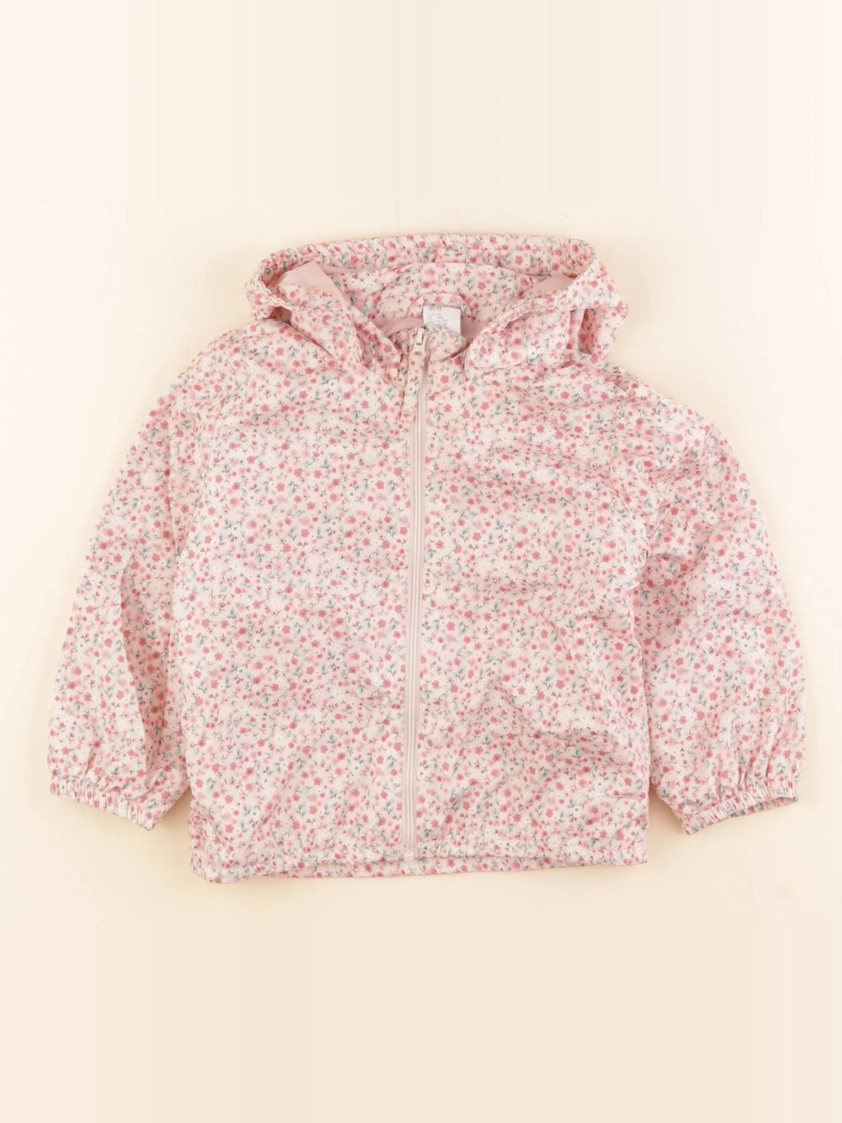 H&M - coupe-vent rose - 12/18 mois