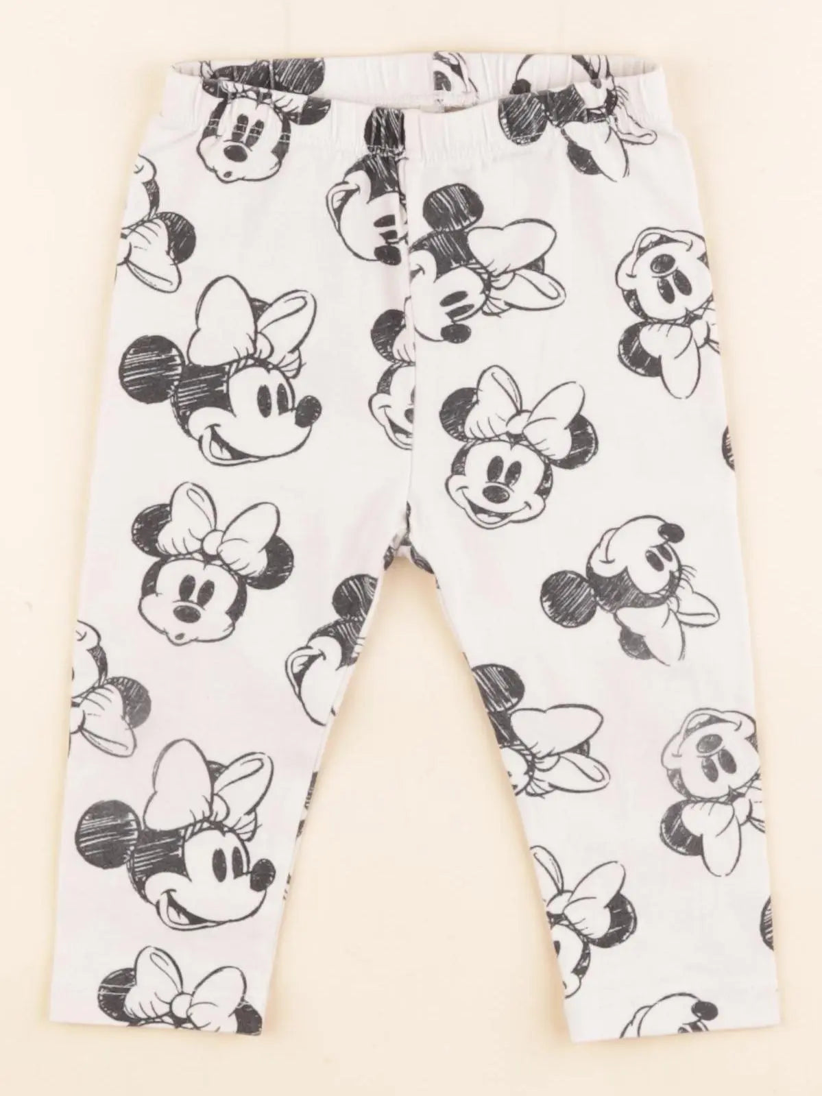 GAP - legging blanc, noir - 9/12 mois