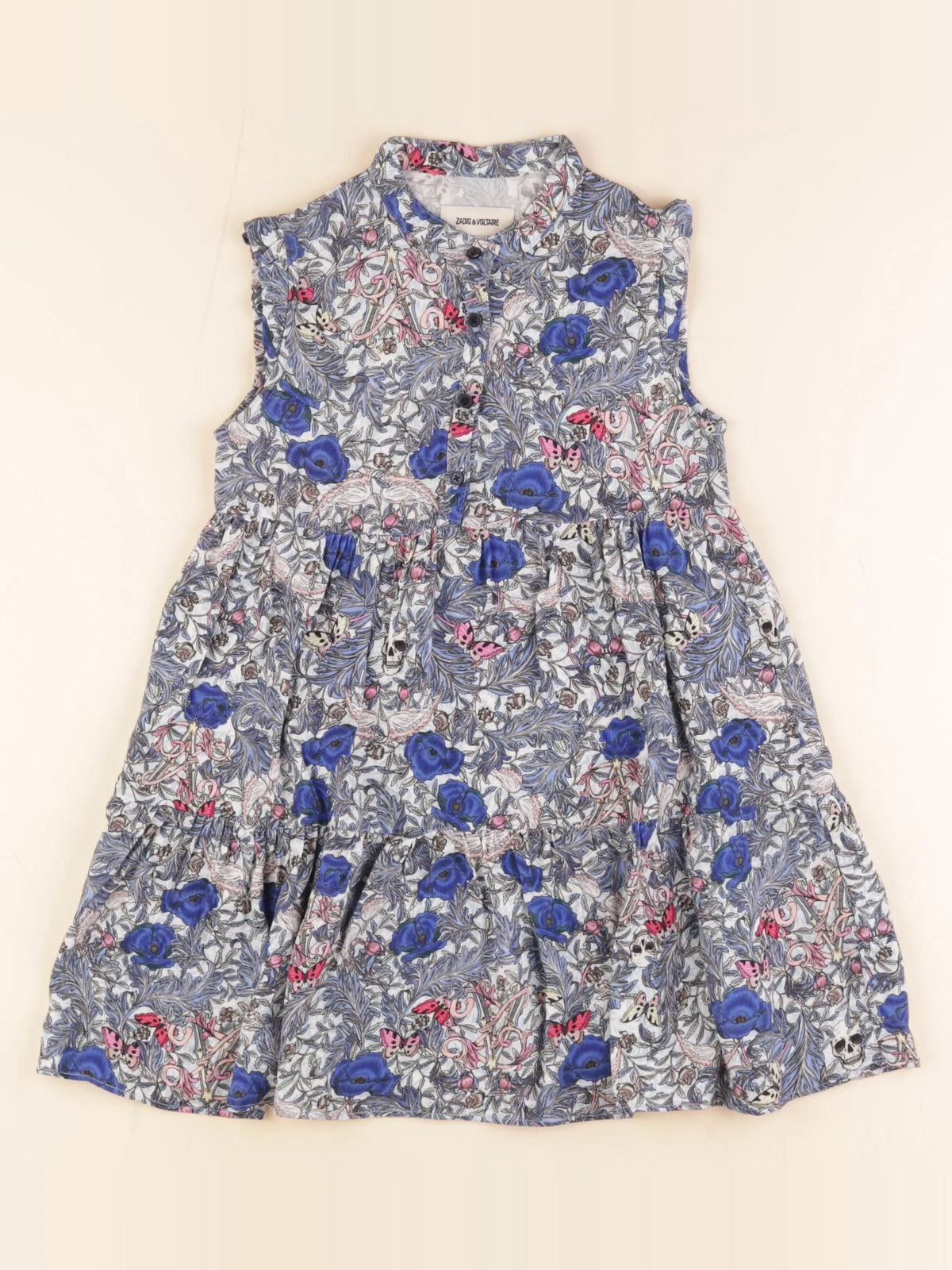 Zadig & Voltaire - robe multicolore - 6 ans