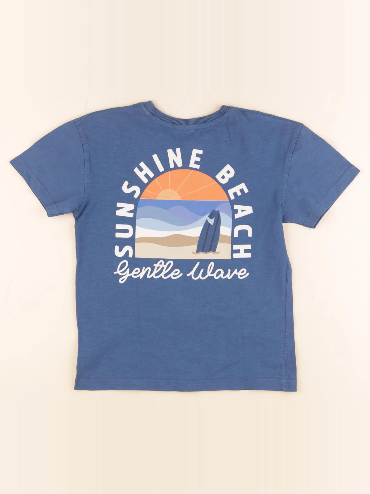 Tape à l'oeil - tee-shirt imprimé au dos bleu - 8 ans