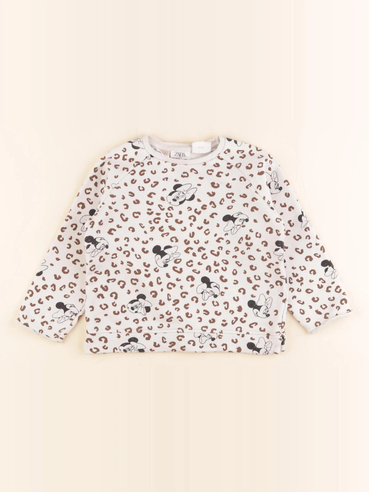 Zara - sweat blanc - 2/3 ans