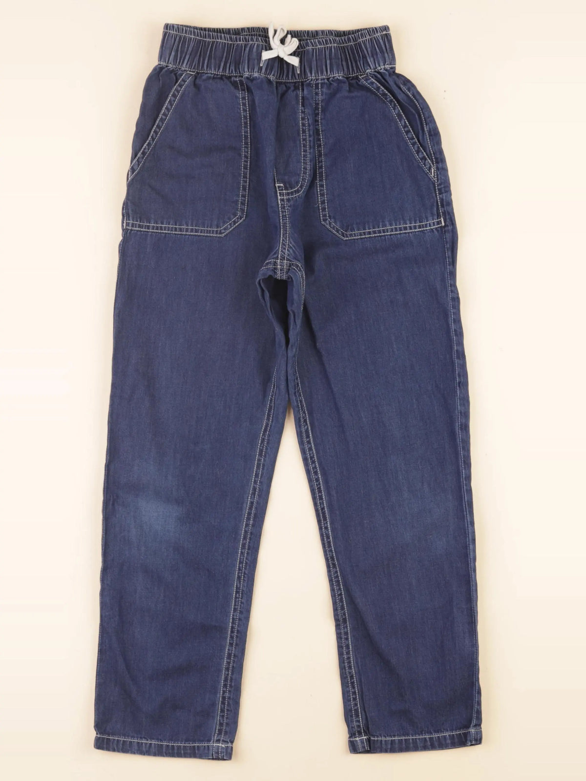 Bonton - pantalon bleu - 8 ans