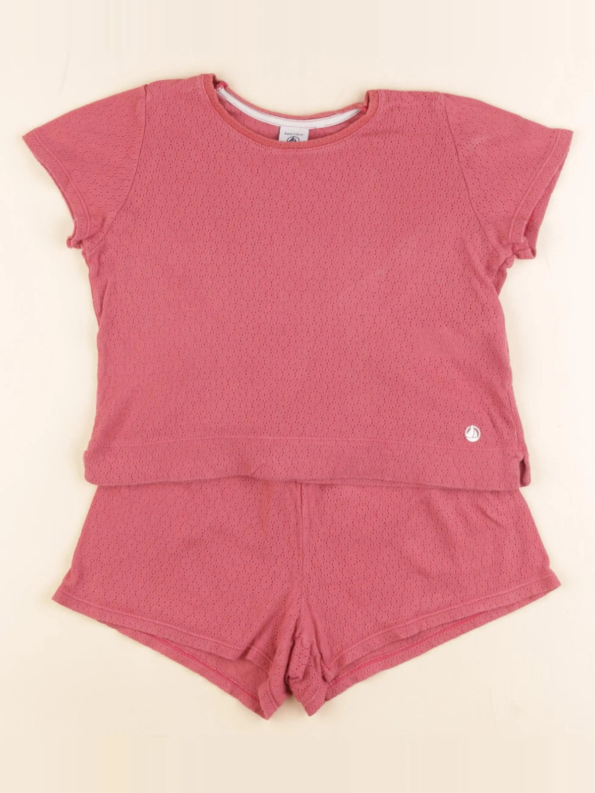 Petit Bateau - pyjama coton rose - 6 ans