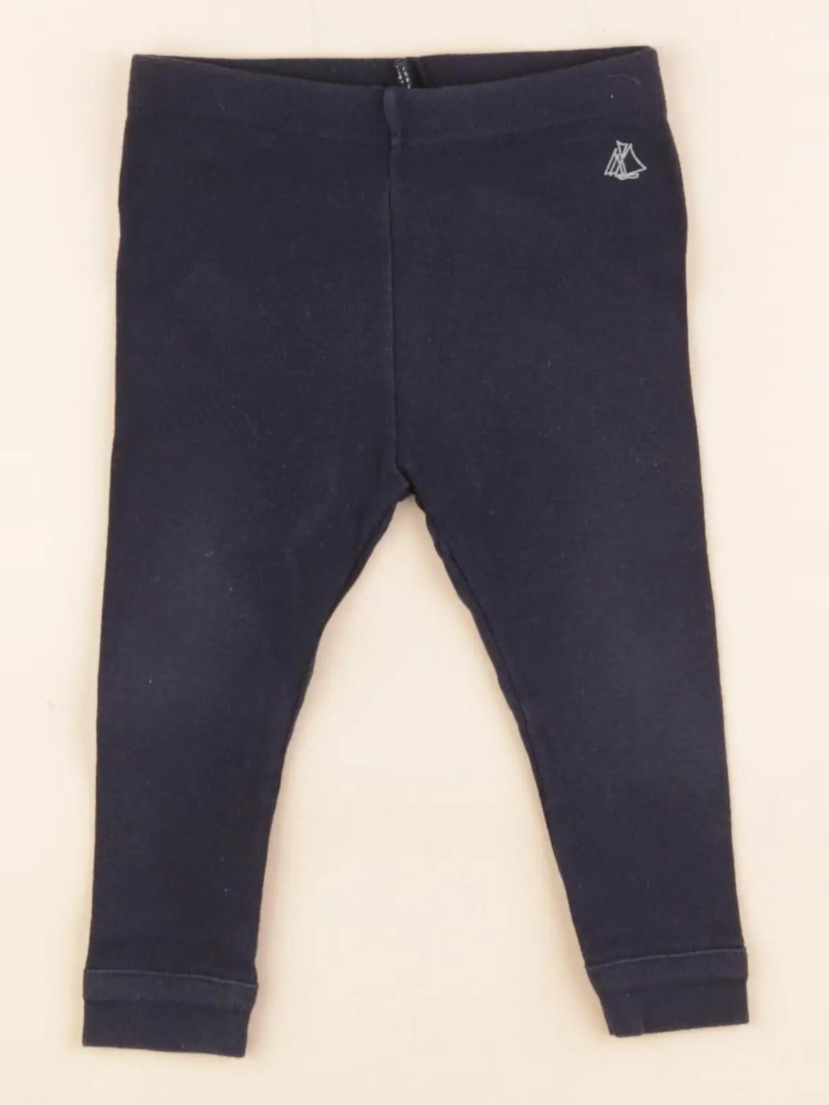 Petit Bateau - legging bleu - 12 mois