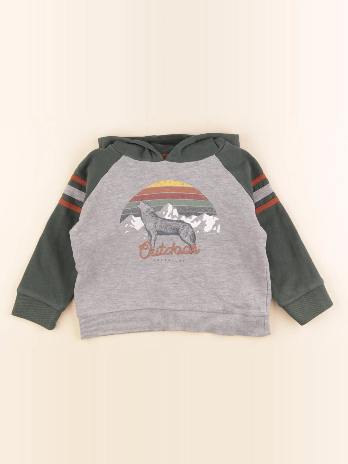 Vertbaudet - sweat gris - 4 ans